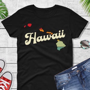 Comfort Colors® Hawaii Retro Vintage Shirt, State of Hawaii, Retro Vintage Hawaii Tee, Cute Hawaii TShirt
