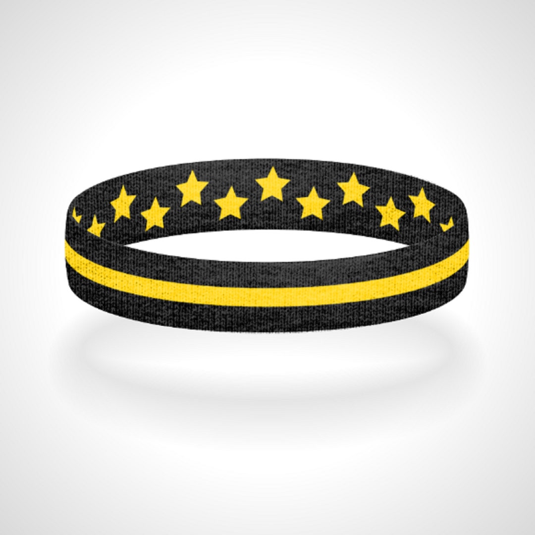 Reversible Thin Gold Line Bracelet Wristband Support Dispatchers Etsy