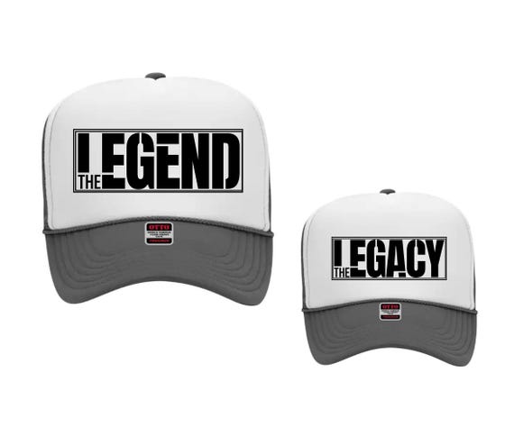 The Legend Hat, the Legacy Hat, Father Son Hats, Summer Kids Hat