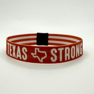 Texas Strong Reversible Wristband Bracelet Show Off Your Love For Texas