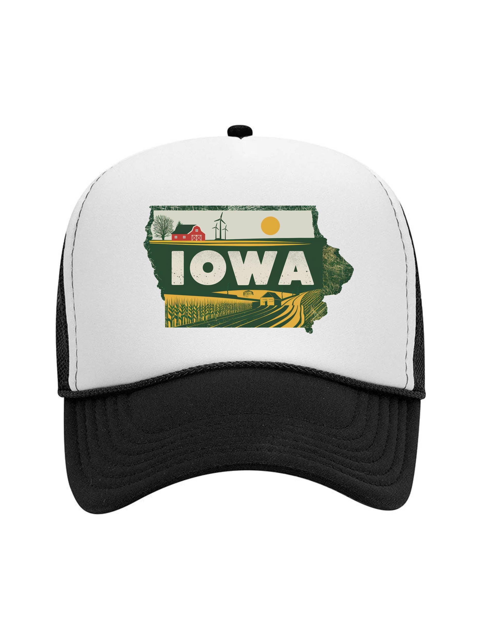 VTG 90s Iowa State Fair Foam Mesh Trucker Hat Iowa State Vintage Hat - Etsy main image 3