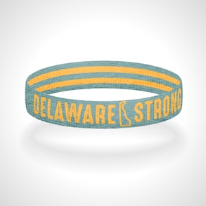 Réversible Delaware Strong Bracelet Wristband Montrez votre amour pour le Delaware