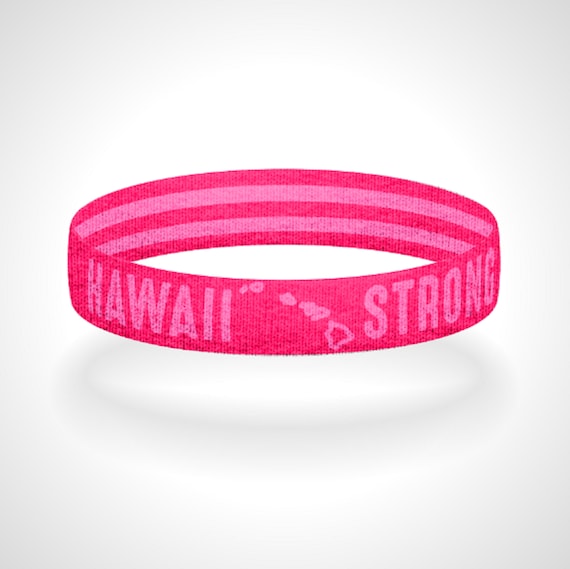 Reversible Hawaii  Strong Bracelet Wristband Show Off Your Love For Hawaii