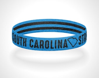 South Carolina Strong Reversible Wristband Bracelet Show Off Your Love For South Carolina