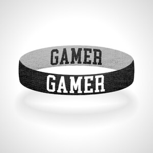Custom Reversible Gamer Bracelet Wristband