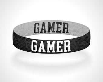 Custom Reversible Gamer Bracelet Wristband