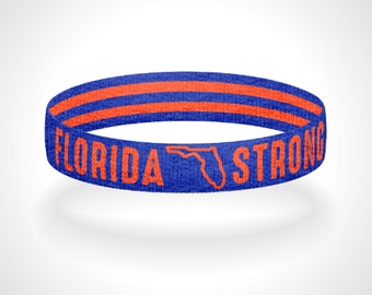 Reversible Florida Strong Bracelet Wristband Show Off Your Love For Florida