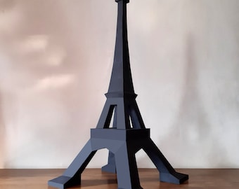 Sculpture de la Tour Eiffel papercraft 3D, kit de bricolage pour adultes, puzzle pour faire ton souvenir de Paris