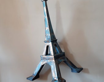 Tour Eiffel papercraft, puzzle 3D imprimable, patron PDF papercraft pour assembler ton souvenir de Paris en papier