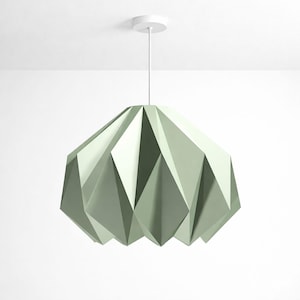 Origami Lampenschirm PDF, DIY Art-Deco-Deckenleuchte, Low-Poly 3D druckbare Vorlage