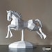 Carousel Horse Papercraft Sculpture, Printable 3D Puzzle, Papercraft ...