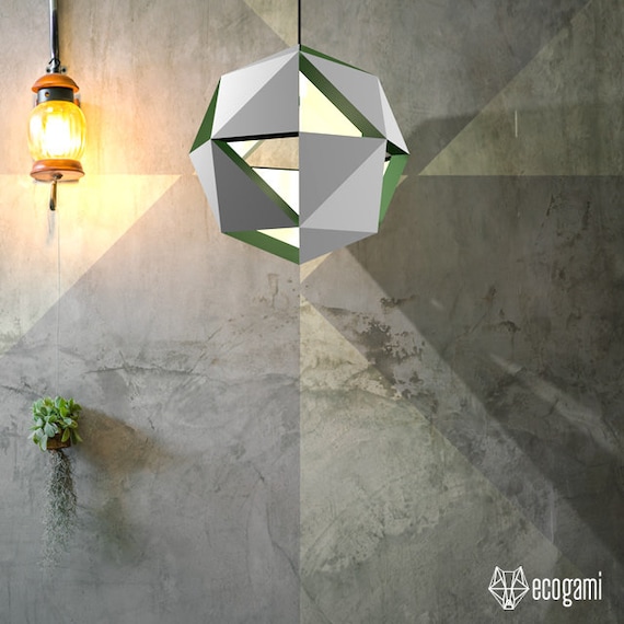 Make Your Geo Paper Ceiling Light Diy And Craft 50