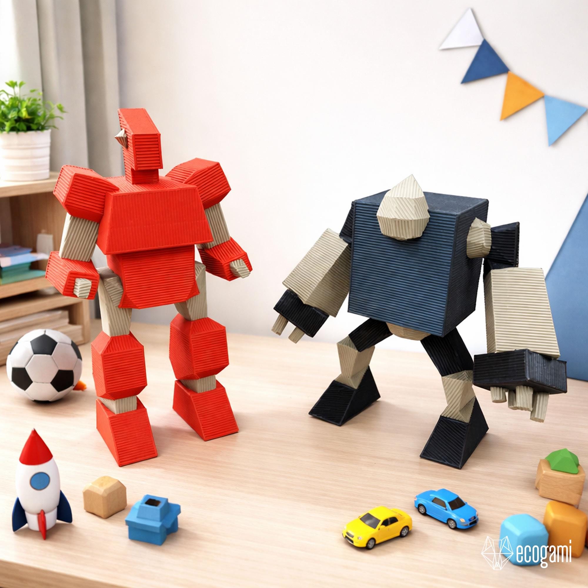 Papercraft Robot R Robots papercraft PDF, figuras robot papel 3D DIY, esculturas robot low ...