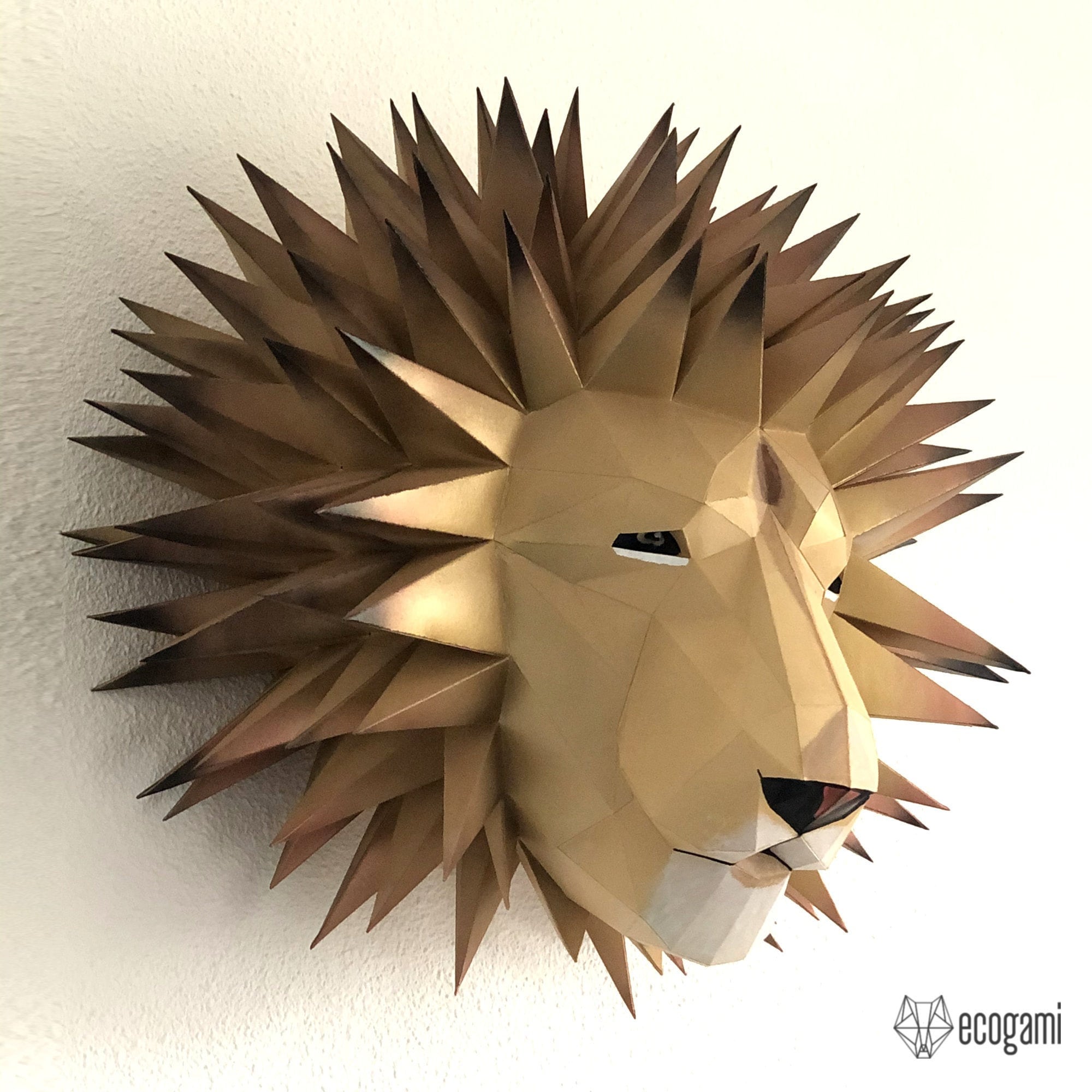 Idée cadeau enfant : lion en 3D à créer