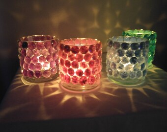 Beautiful, Luminous Candle Holders  Select your color