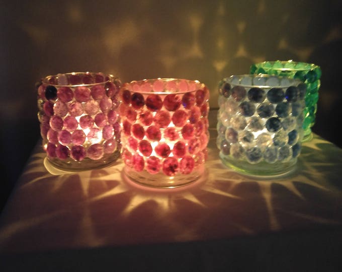 Beautiful, Luminous Candle Holders  Select your color