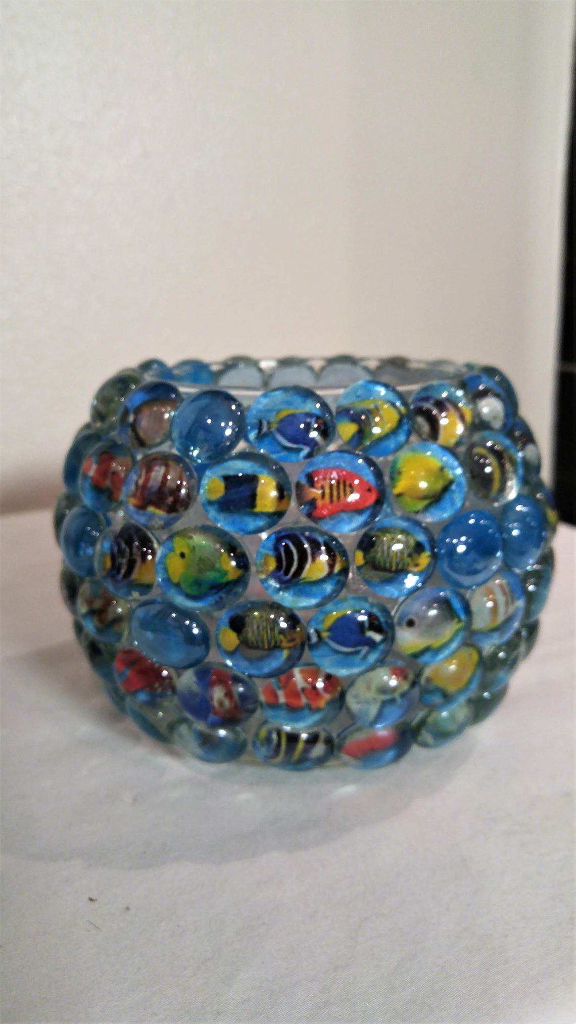 Fish Bowl Candle Holder Etsy