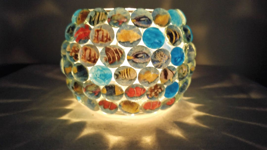 Fish Bowl Candle Holder Etsy