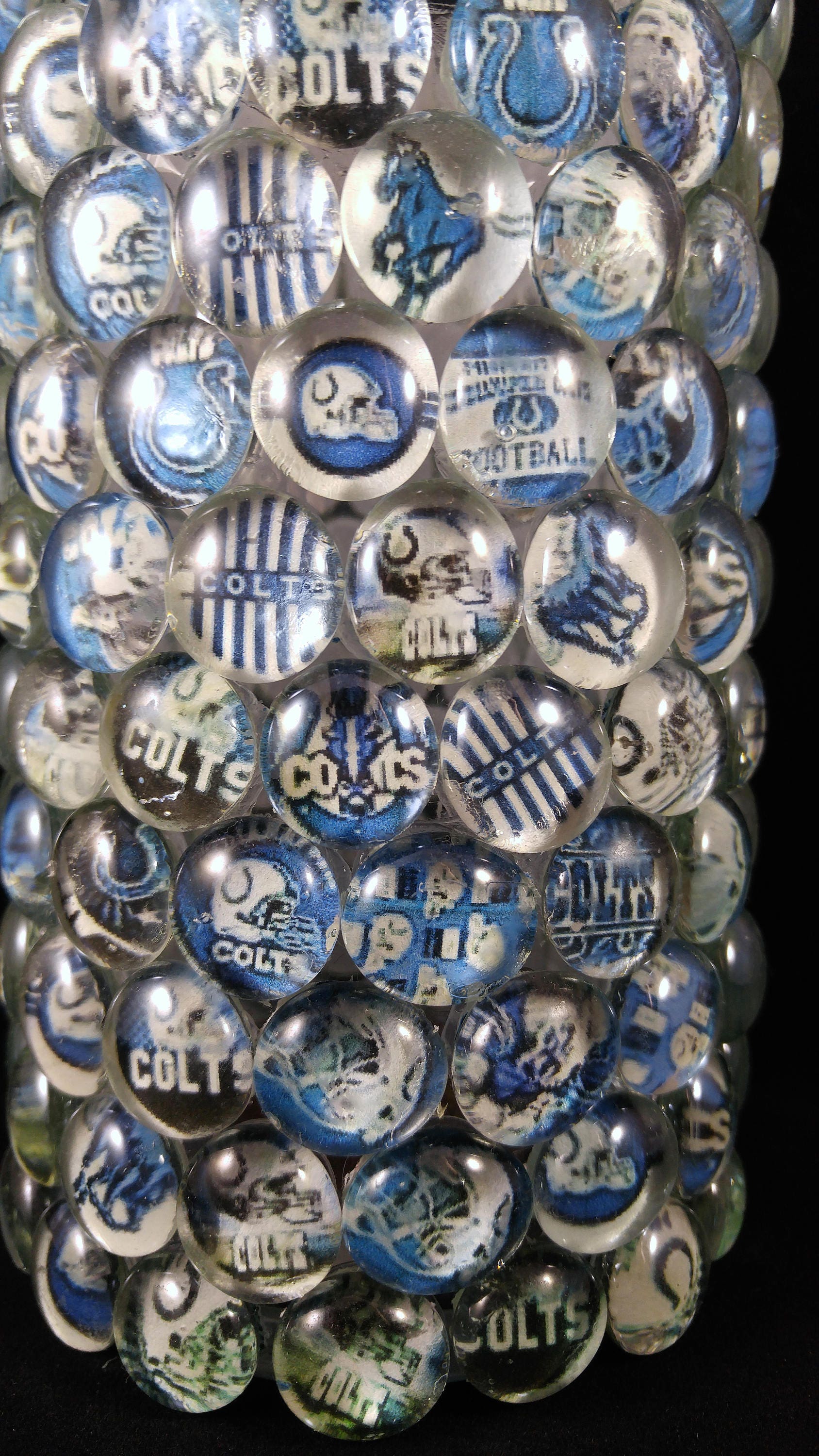 Colts Football Fan Candle Holder