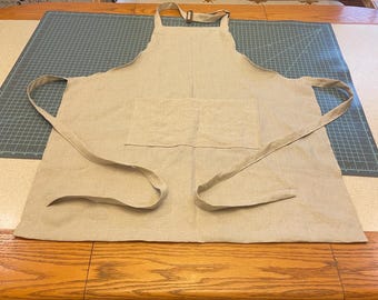 Apron - Organic Natural Linen