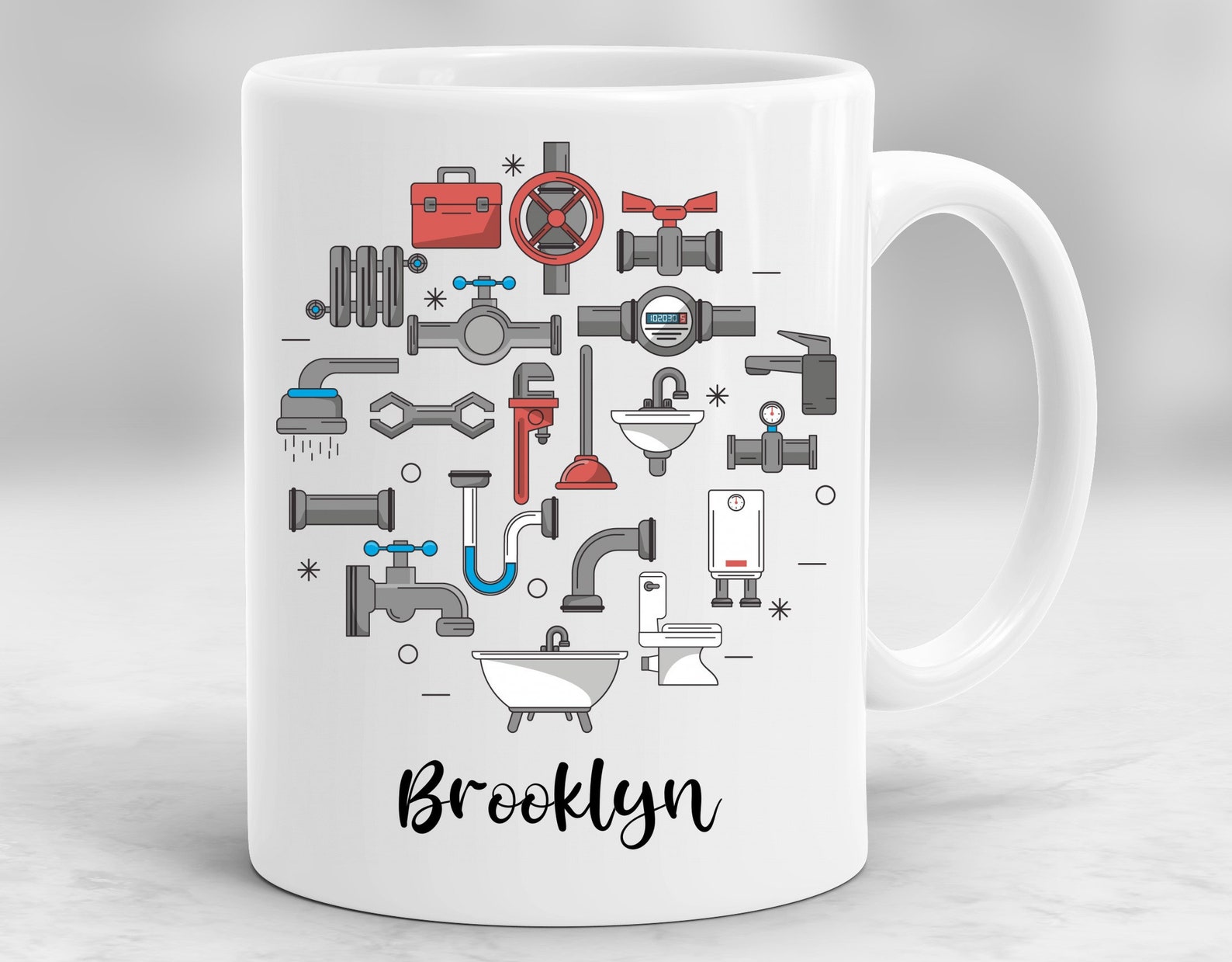 Personalized Plumber Mug Plumber Cup Plumber Gift Plumber Etsy