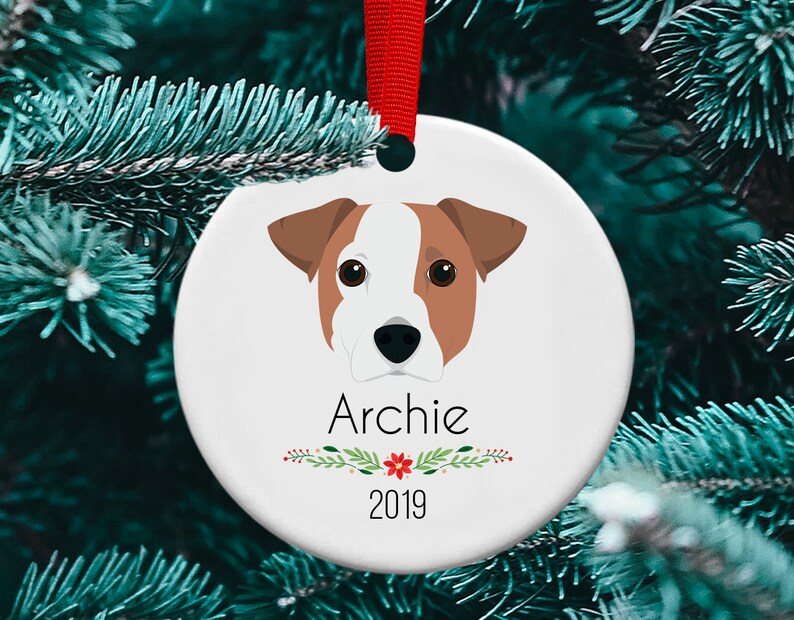 Jack Russell Christmas Ornament Jack Russell Terrier Tree Etsy