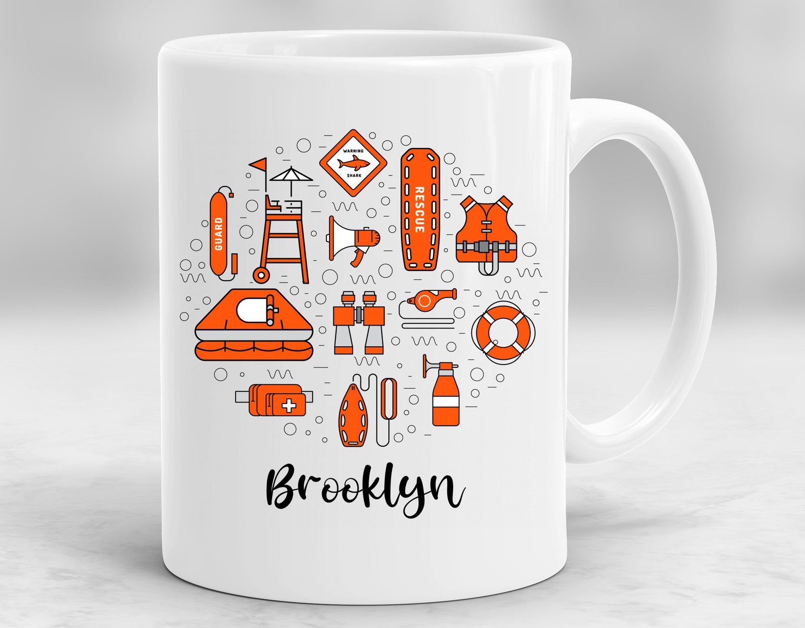 Personalized Lifeguard Mug Lifeguard Cup Lifeguard Gift | Etsy