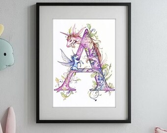 Whimsical Letter "A"