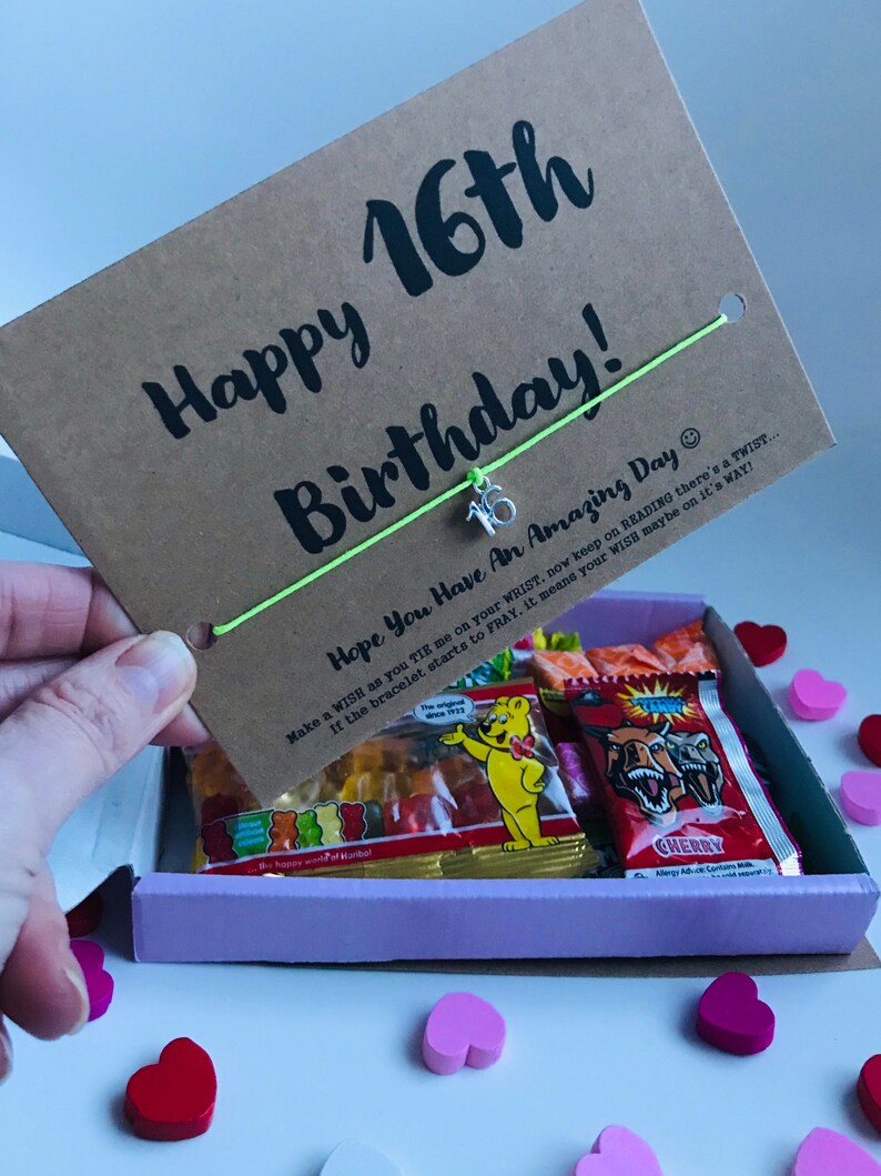 16th happy Birthday tiny sweet box hamper gift pamper box Etsy