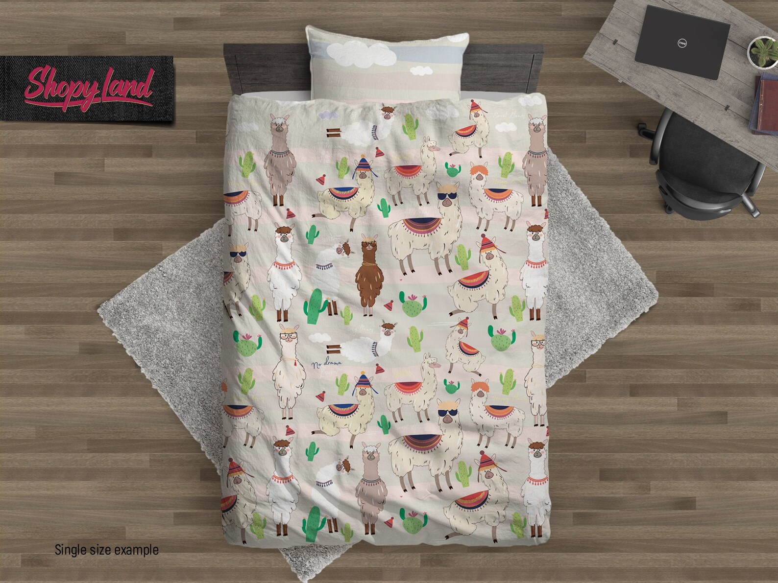 Llama Pattern Duvet Cover Crib Bedding Baby Comforter Set Etsy UK