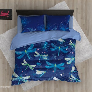 Funda nórdica Dragon Fly, ropa de cama para niños grandes, juego de edredón para niños pequeños, juego de sábanas para adolescentes de Kids Shopyland, B198