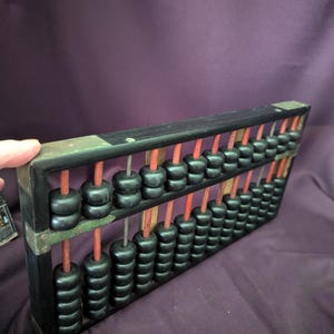 Vintage Chinese Wooden Abacus or Counting Frame