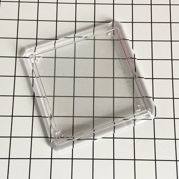 Quadrato a Forma Di Sottobicchieri IN Trasparente & Gloss Finire