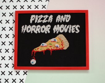 Horror Cross Stitch Kit, Dark Humour Gift For Horror Fan