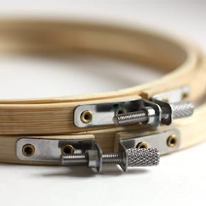 Bamboo Embroidery Hoop, 5 Inch Hoop or 6 Inch Hoop, Cross Stitch Ring