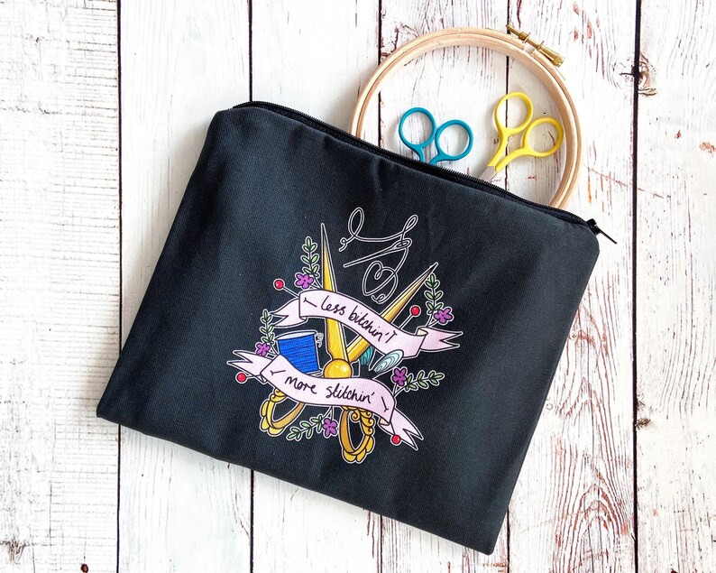 Cross Stitch Project Bag Embroidery Project Bag Sewing Gifts Etsy UK