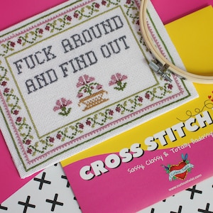 Sassy Cross Stitch Kit, Offensive Gifts For Her, Mature Content