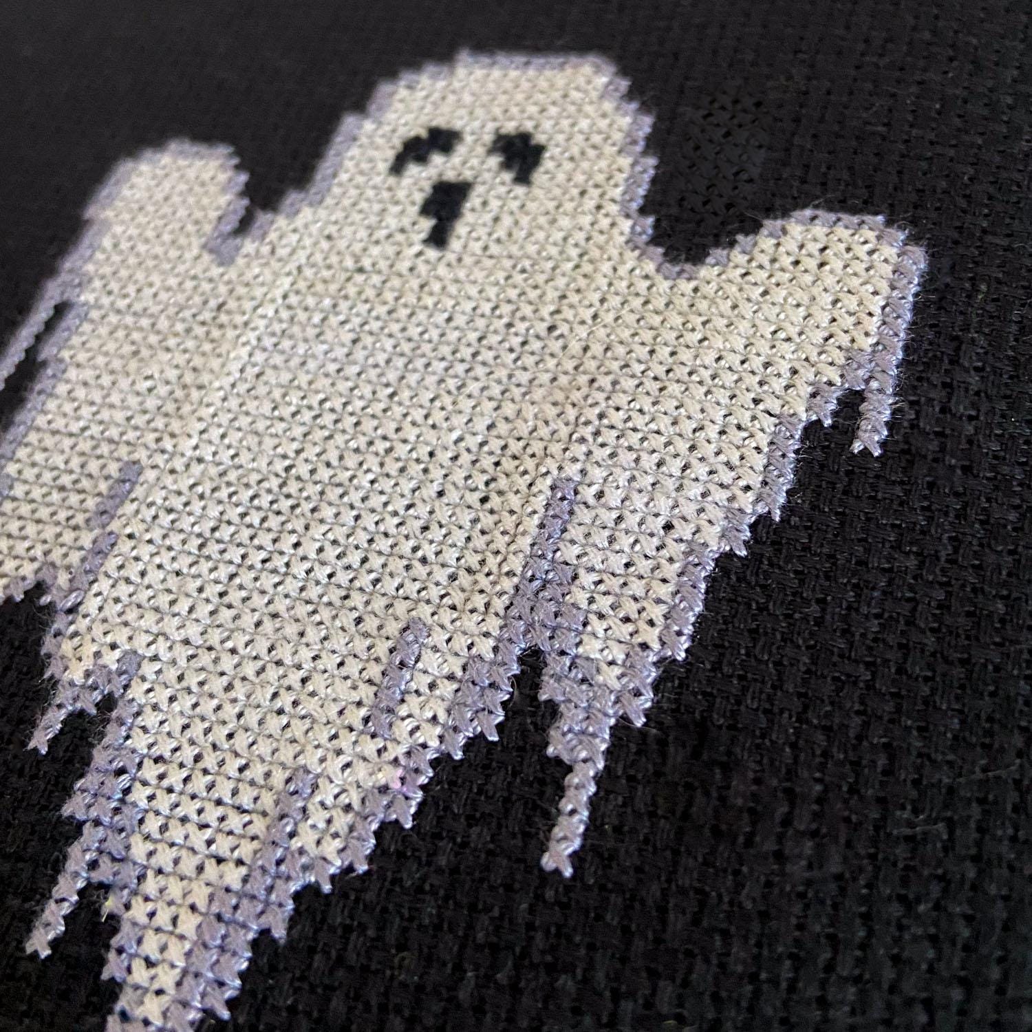 Ghost Cross Stitch Pattern PDF, Digital Download, Halloween Needlepoint ...