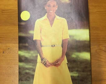 Vintage See and Sew Pattern for a Skirt and Top by Butterick