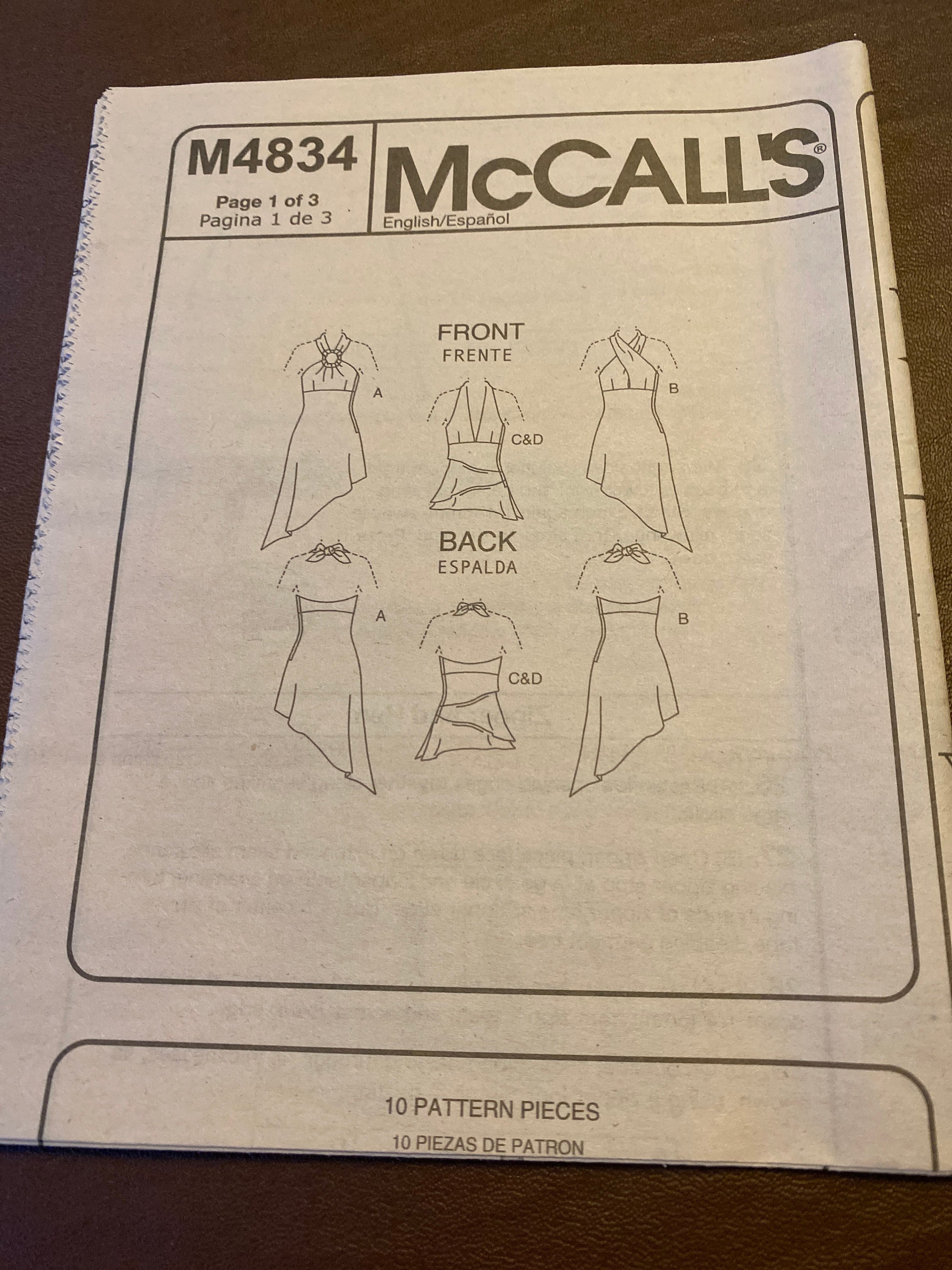 mccalls tie pattern