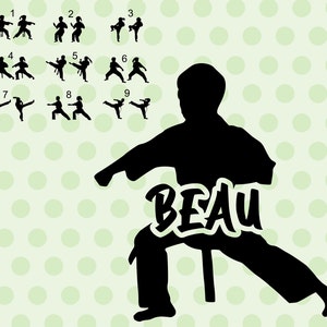 Karate- Personalized Stickers, Decals, Iron on