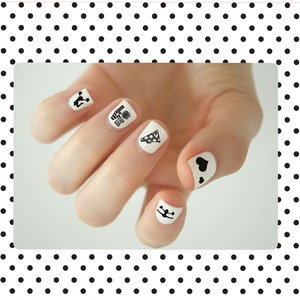 Cheer Nail Tattoos, Nail Decal