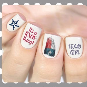 Texas Girl Nail Tattoos