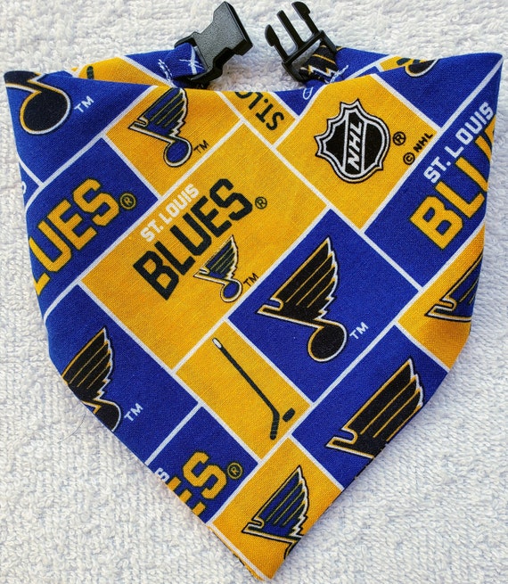 Buckle Dog Bandana Dog Pet Cat Bandanna ST LOUIS BLUES Hockey 