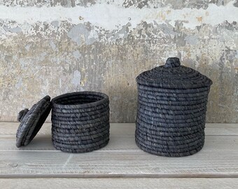 Korb Mit Deckel Etsy