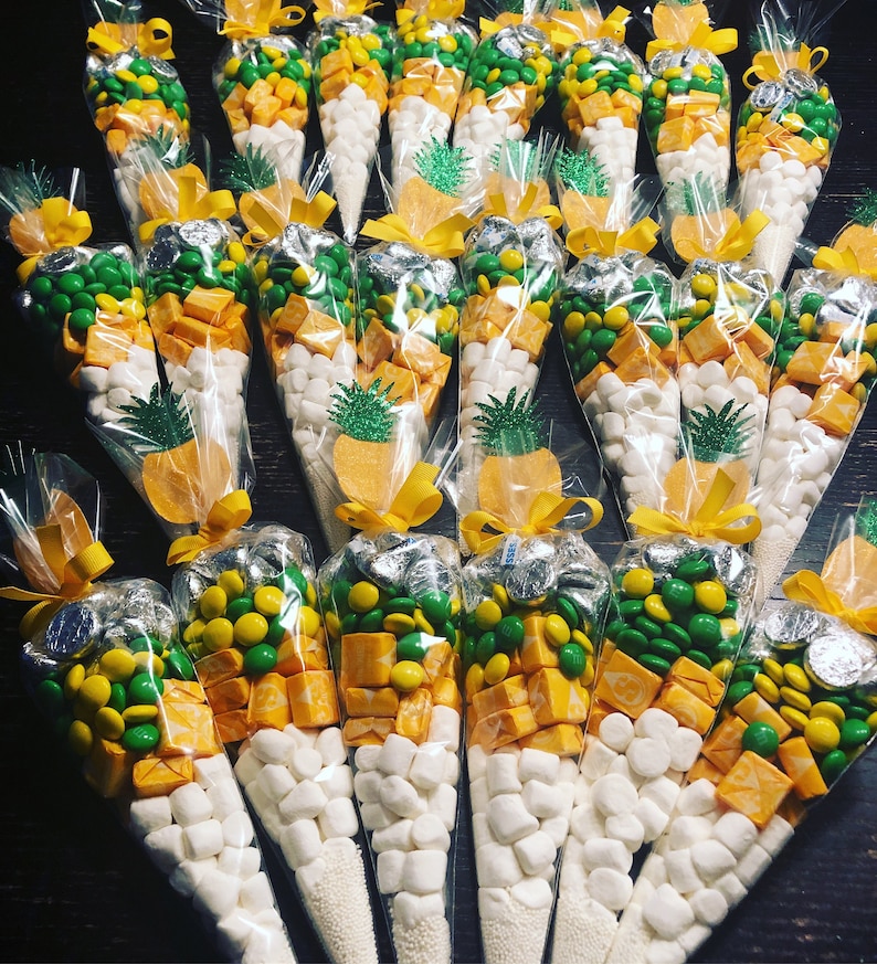 Pineapple Party Favor Tween Birthday Luau Party Favor Candy Party Favor 18 Set of