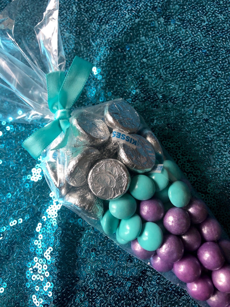 Mermaid Tail Party Favor Set of Mermaid Party My Little Mermaid Under the Sea Party Mermaid Candy Cone Under the Sea Favor 6
