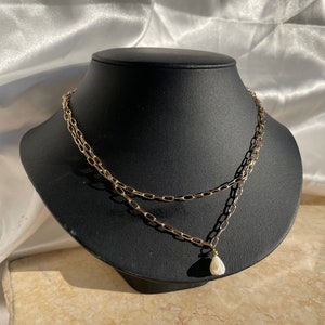 Mother of pearl rose chain