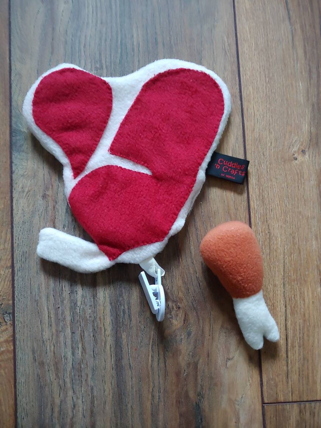 Baby meat set Baby rattle chicken leg drumstick and steak Etsy Nederland