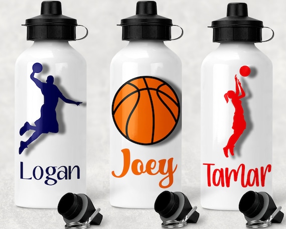 Regali per il basket/Borraccia d'acqua per il basket/Bottiglia per il basket  personalizzata/Regalo per banchetti/Regalo per giocatore di basket/Regalo  per squadra di basket -  Italia